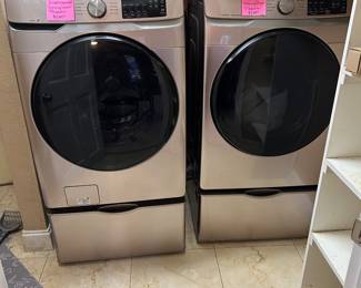 Front Loading Samsung Washer and Dryer