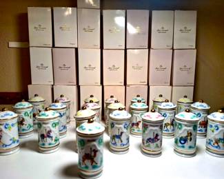 Lenox Spice Carousel Porcelain Jars