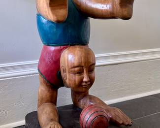 Hand Carved Side Table