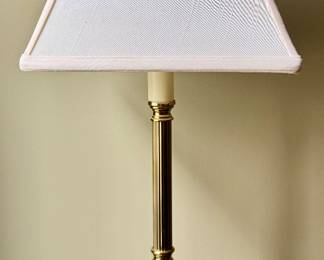 (2) Brass Buffet Lamps
