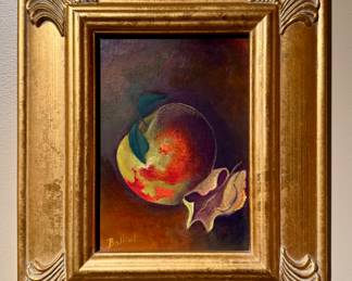"Apple" Oil, Signed