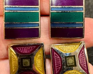 Enamel Cufflinks