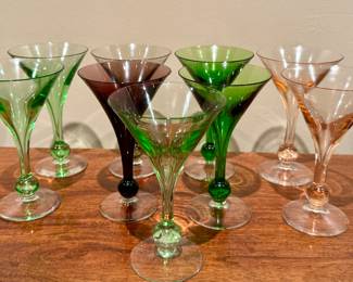 Mid-Century Cocktail Glasses