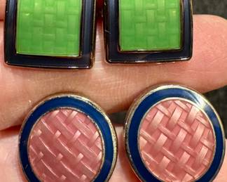 Enamel Cufflinks