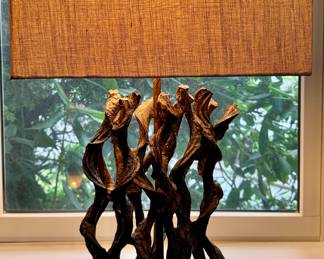 (2) Brutalist Lamps