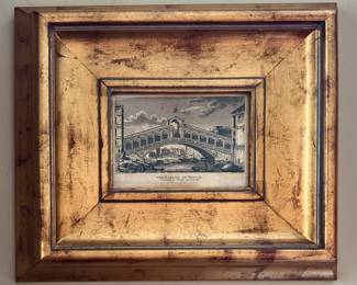 "The Rialto at Venice" Framed Print