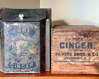 Vintage Ginger Tins
