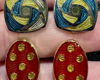 Enamel Cufflinks