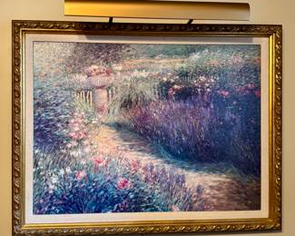 "Flower Garden" Oil on Canvas