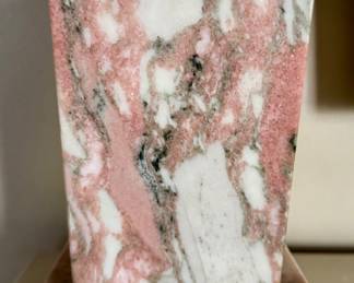 (2) Marble Lamps