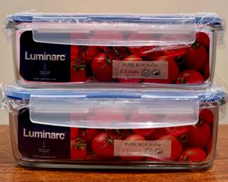 New Luminarc Storage Containers - TONS of them!