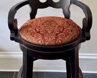 (2) Arhaus Furniture Bar Stools