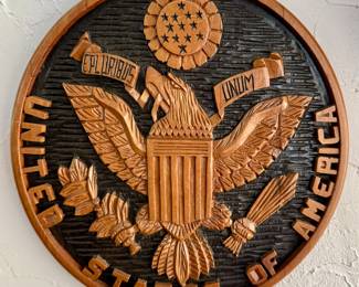 Carved Wood Seal 