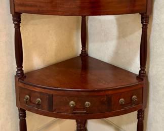 Antique Corner Washstand