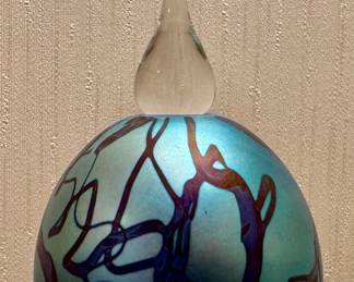 Eickholt Art Glass Perfume Bottle