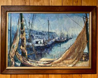 Oil on Board, Signed