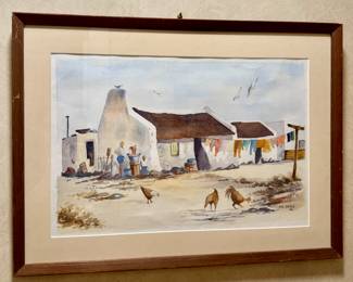 Watercolor, Signed Fay Hayes