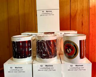 Vintage Marine Corp Coffee Cups