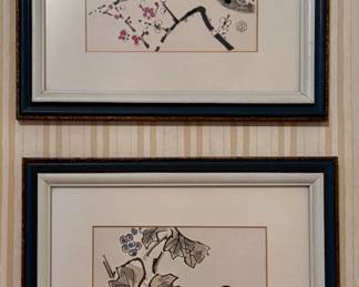 Chinese Watercolors, Signed