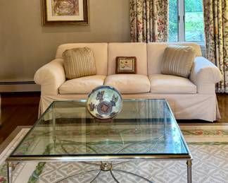 Chrome & Glass Coffee Table