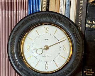 Vintage Tire Advertising Clock