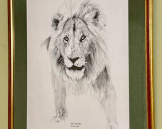 Lion, Signed Artwork