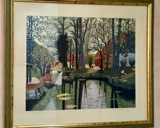 Handmade Silk Embroidery Art 