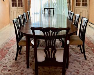 Dining Table & 10 Chairs 