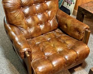 Naugahyde Armchair circa 1970s