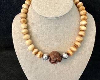 Stone & Sterling Necklace