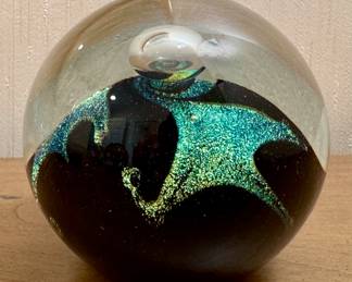 Eickholt Art Glass Paperweight