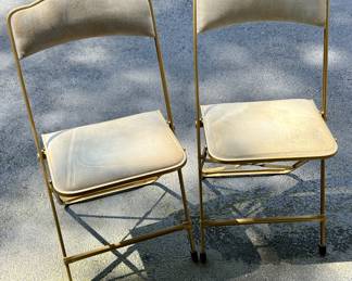 MCM A. Fritz Folding Chairs - Set of 8