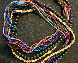 Multi Strand Beaded Necklace