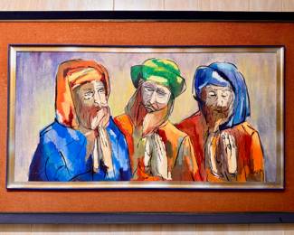 Oil on Board, Signed