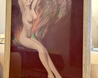 Pastel, Signed Lower Left