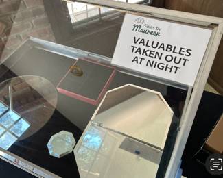 All Valuables are removed at night
