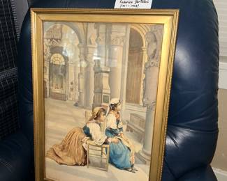 Original Watercolor "Federico Bartolini"