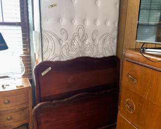 One of 3 single beds