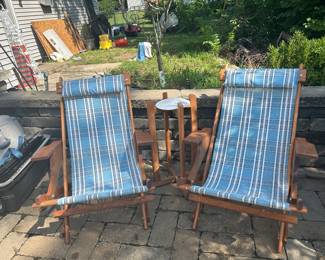 Outdoor sling chairs