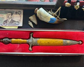 Interesting .... vintage dagger with scabbard 