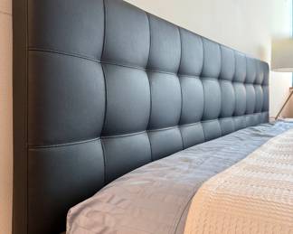 detail - Leather Headboard
