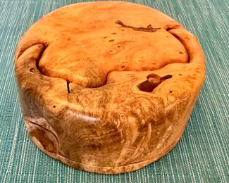Burl Puzzle Box