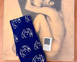 John Lennon Book and NWT Tie