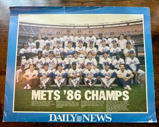 Mets '86 Champs Poster