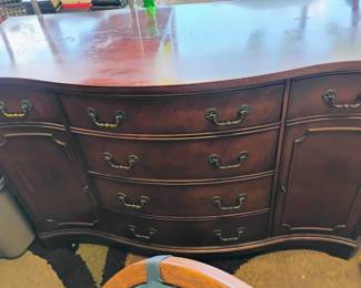 202. 1940'S BUFFET MATCHES CHINA CABINET $100