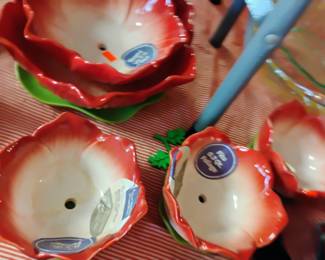 119 . 3 SMALL PLANT BOWLS $3 EACH CHOICE