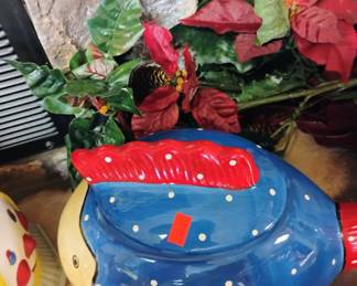79 FISH COOKIE JAR $15