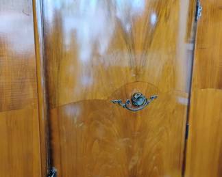 203. 1920'S CABINET HAS SCRATCHES $95