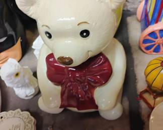 73. BEAR COOKIE JAR $15