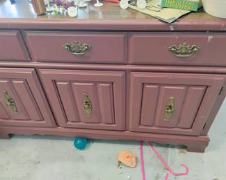 207, BUFFET IT HAS BEEN PAINTED. TOP IS NOT PAINTED  $75